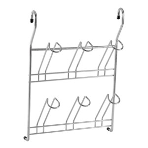 ZAWIESZKA NA SZKLANKI KUBKI KOSZYK NA RELING CHROM